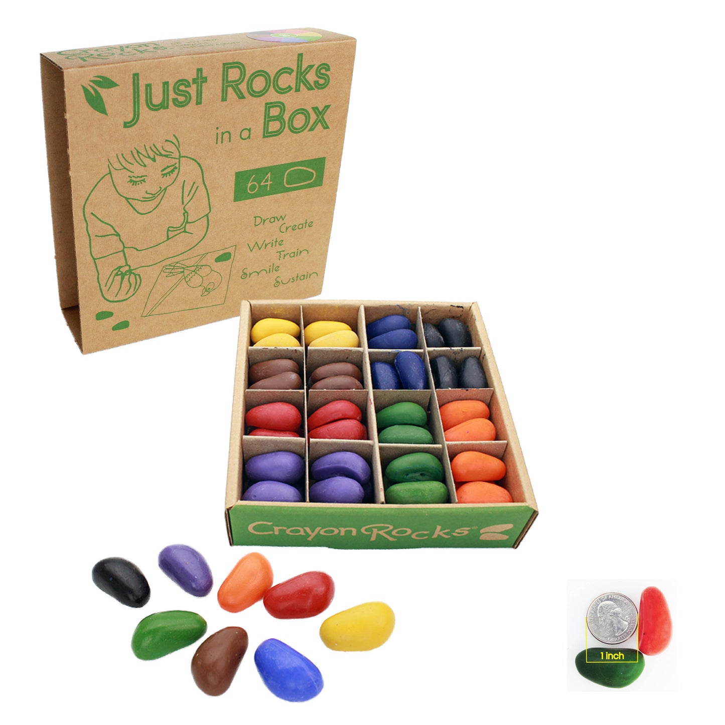 Eco Friendly Crayon "rocks"