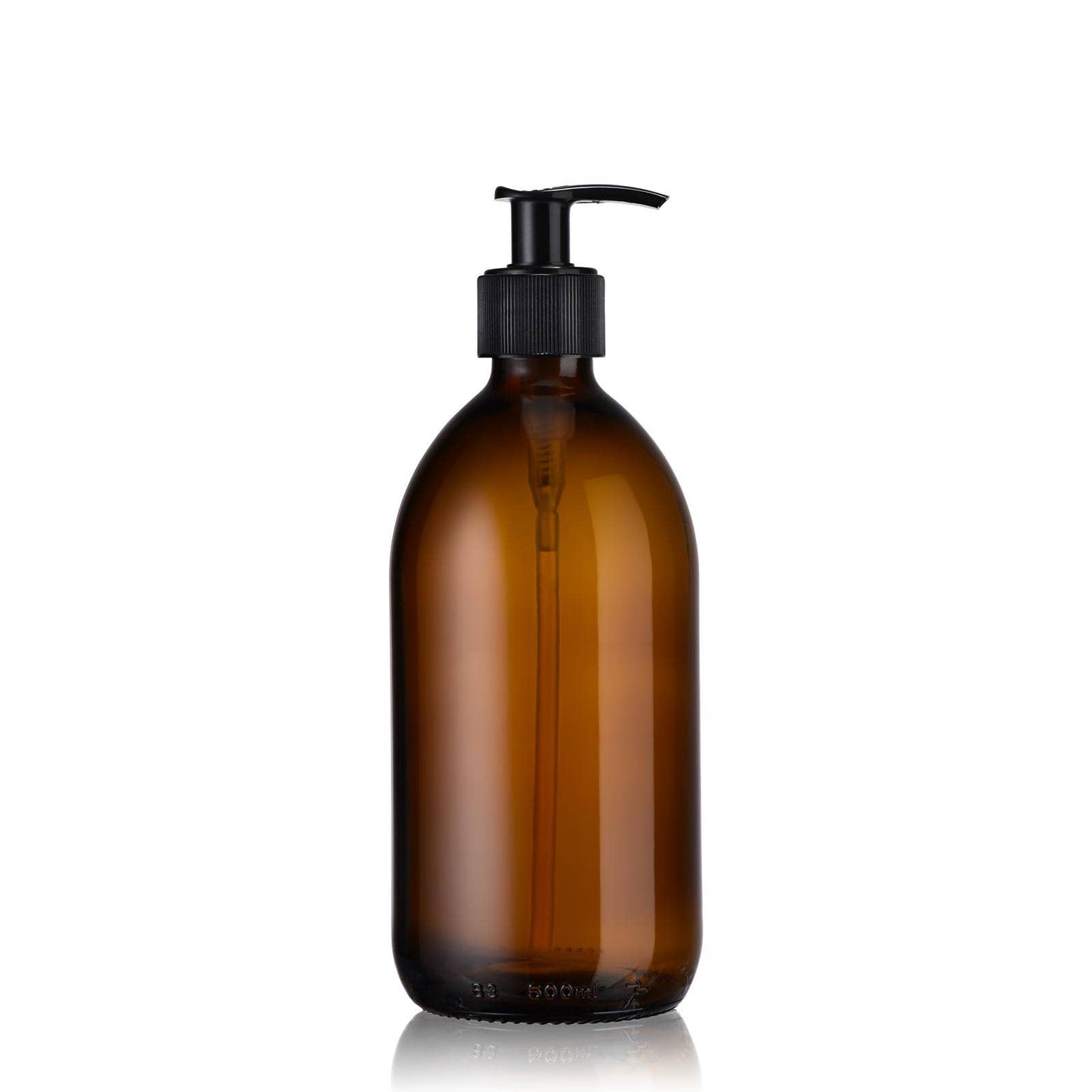 Amber Glass Pump bottle