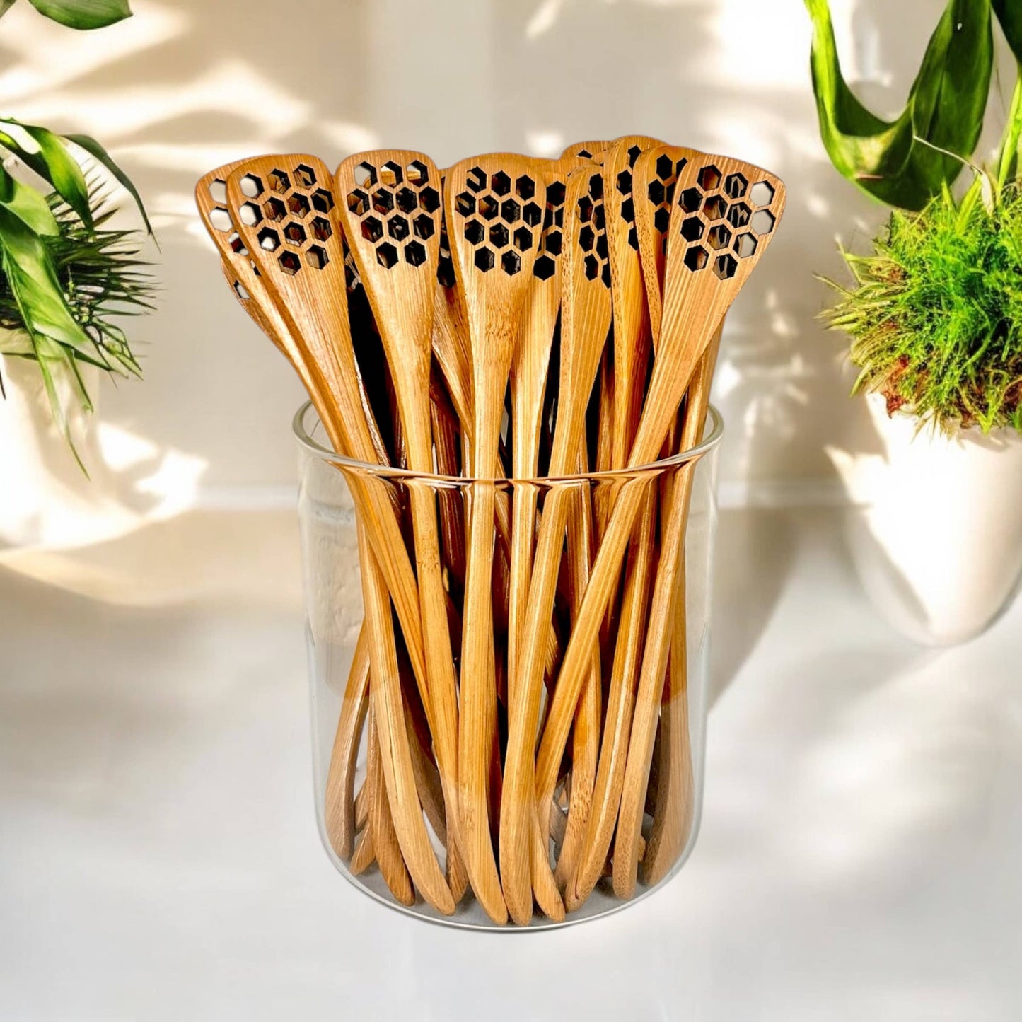 Bamboo Honey Dipper