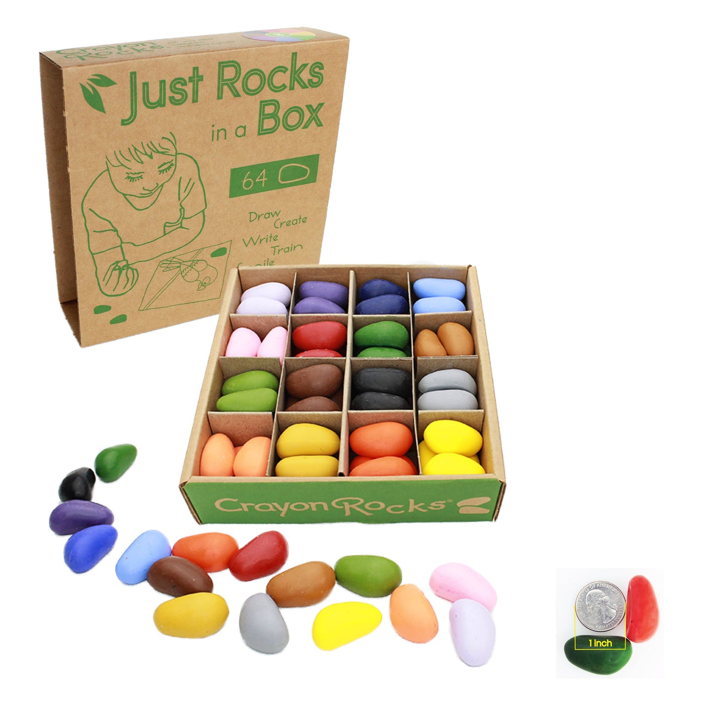 Eco Friendly Crayon "rocks"