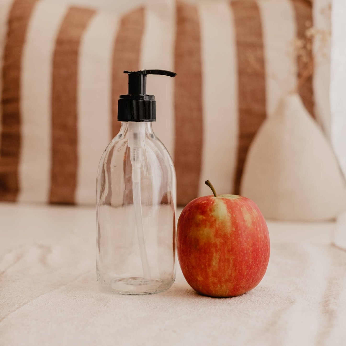 Clear Glass Pump bottle