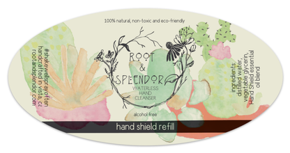 Refillable Hand Shield