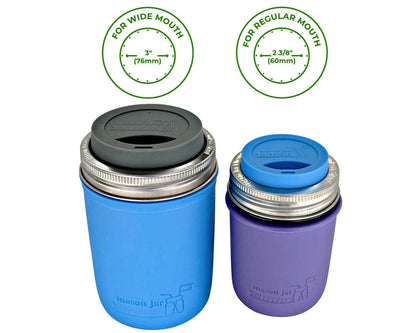 Silicone Drinking Lid for Mason Jars