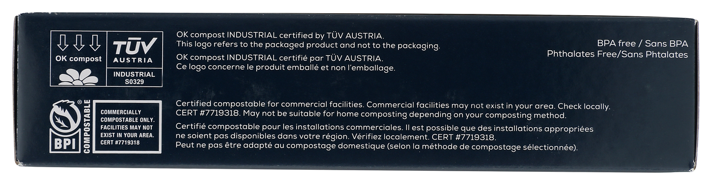 BioBag 100% Compostable Resealable Snack Bags