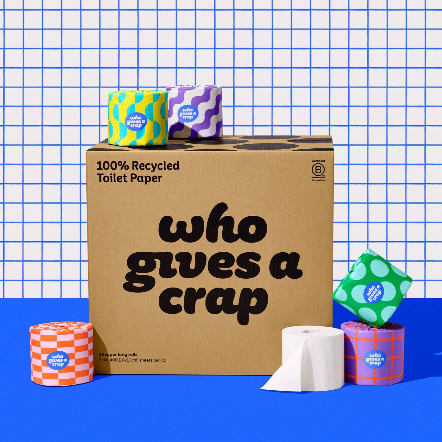 100% Recycled Toilet Paper WGAC