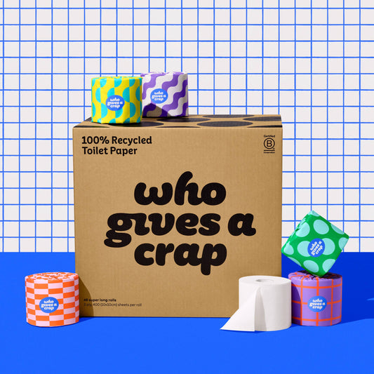 100% Recycled Toilet Paper WGAC