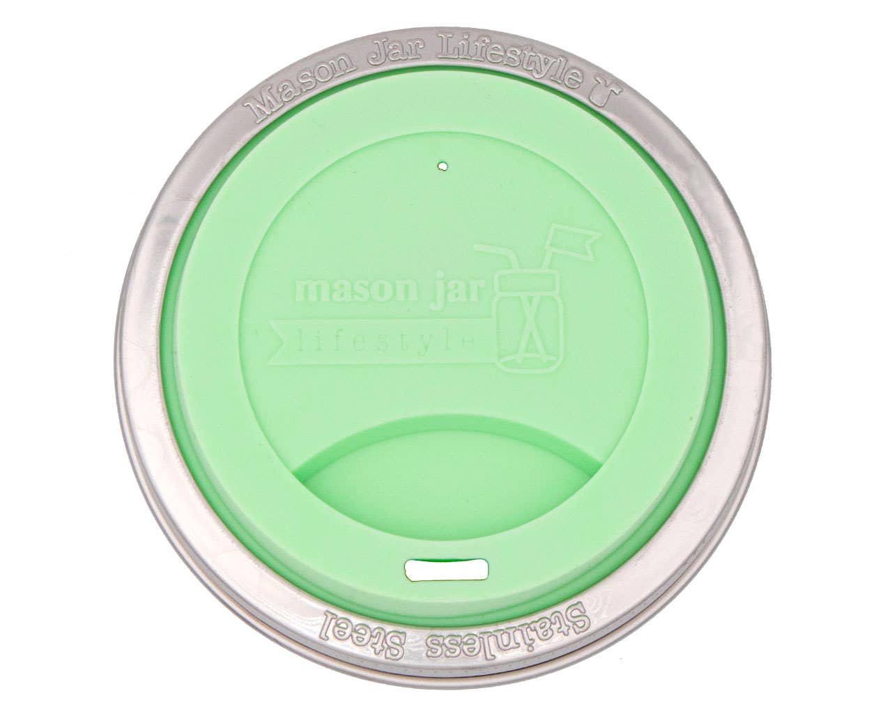 Silicone Drinking Lid for Mason Jars