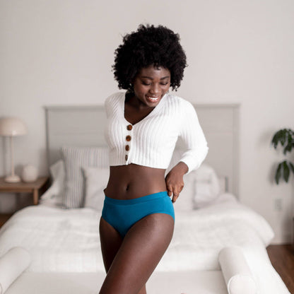 Leakproof Comfort Brief: Rich Ruby / XXL