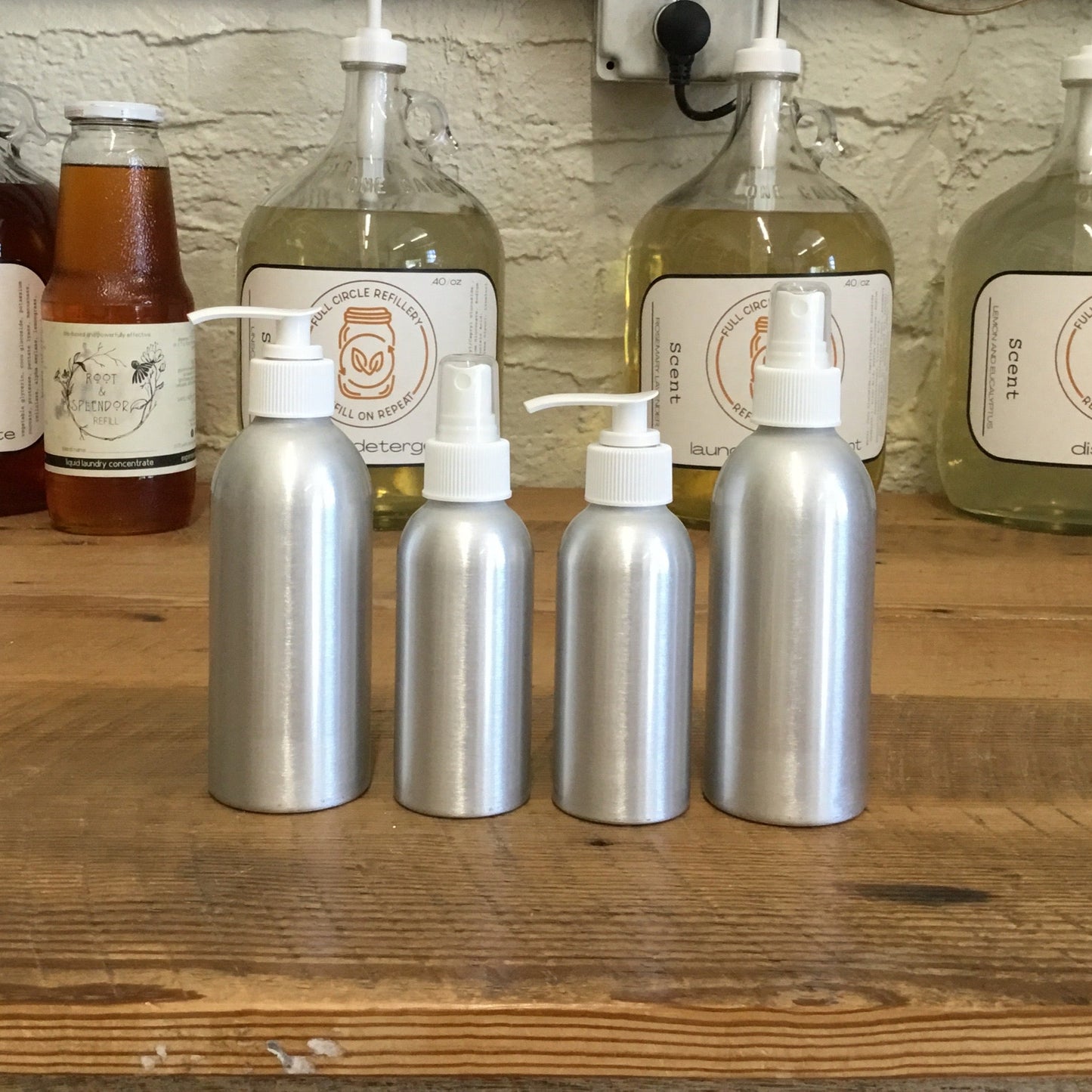 Aluminum Spray and Pump