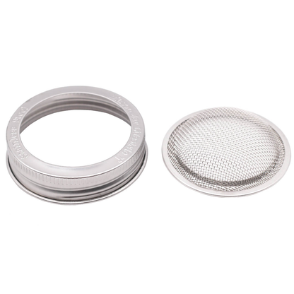 Curved Rust Proof Sprouting Lid and Band for Mason Jars