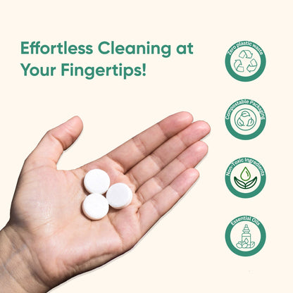 Green Llama Bathroom Cleaner Refill Tablets