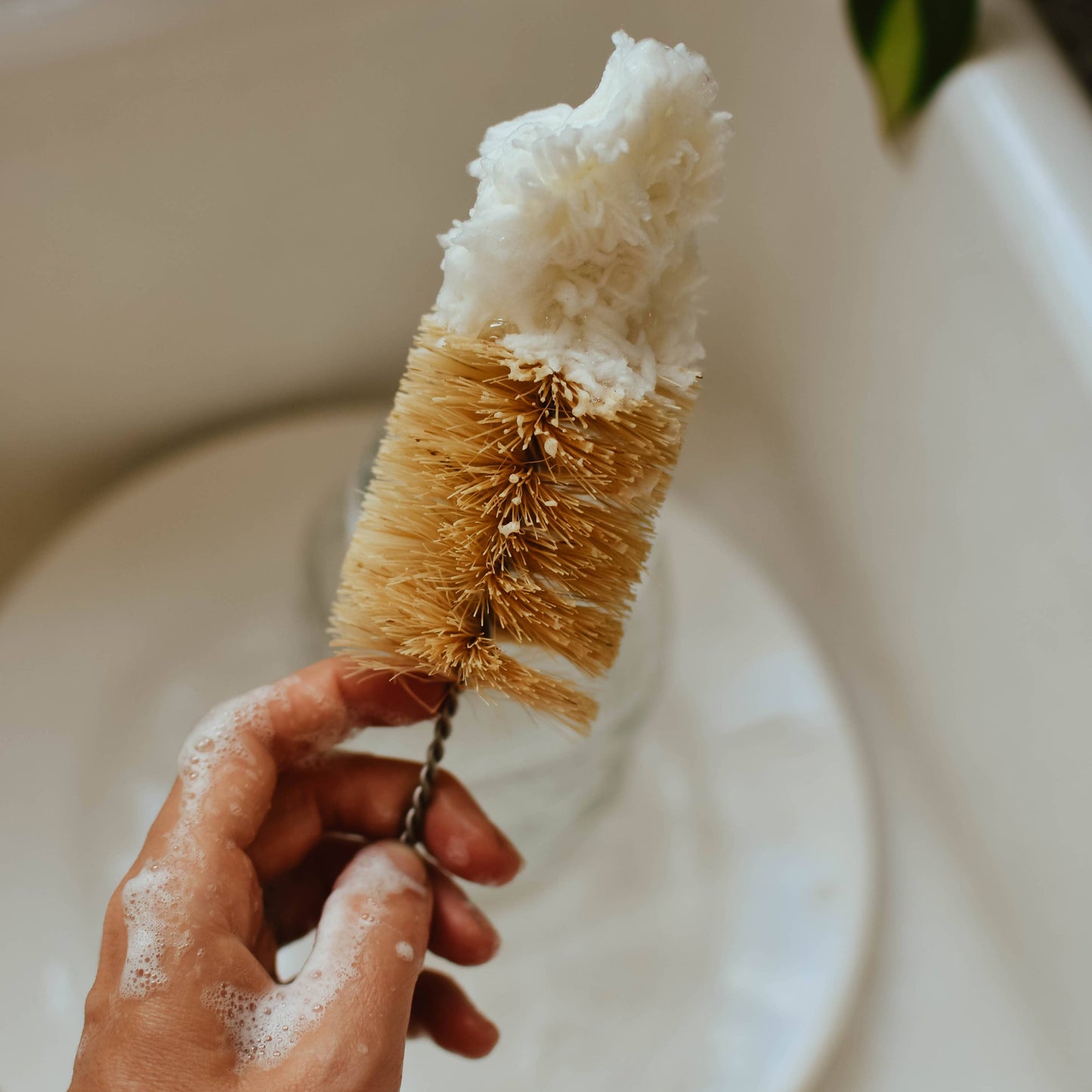 Bottle Brush -Soft Cotton Tip
