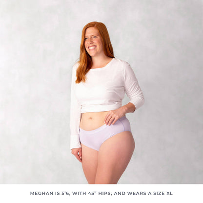 Leakproof Comfort Brief: Rich Ruby / XS