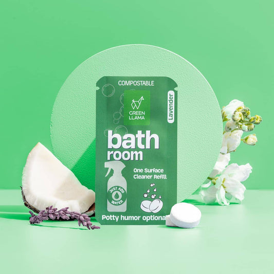 Green Llama Bathroom Cleaner Refill Tablets