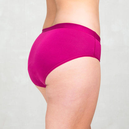 Leakproof Comfort Brief: Rich Ruby / XS