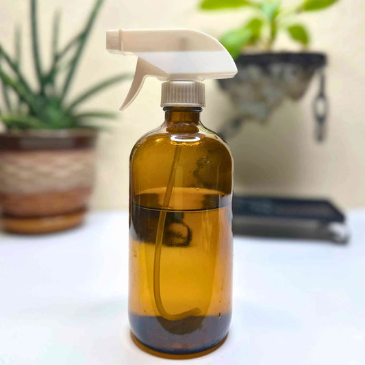 Amber Glass Spray Bottle