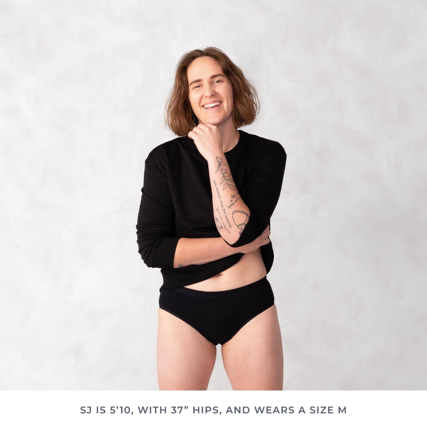 Leakproof Comfort Brief: Rich Ruby / XXL