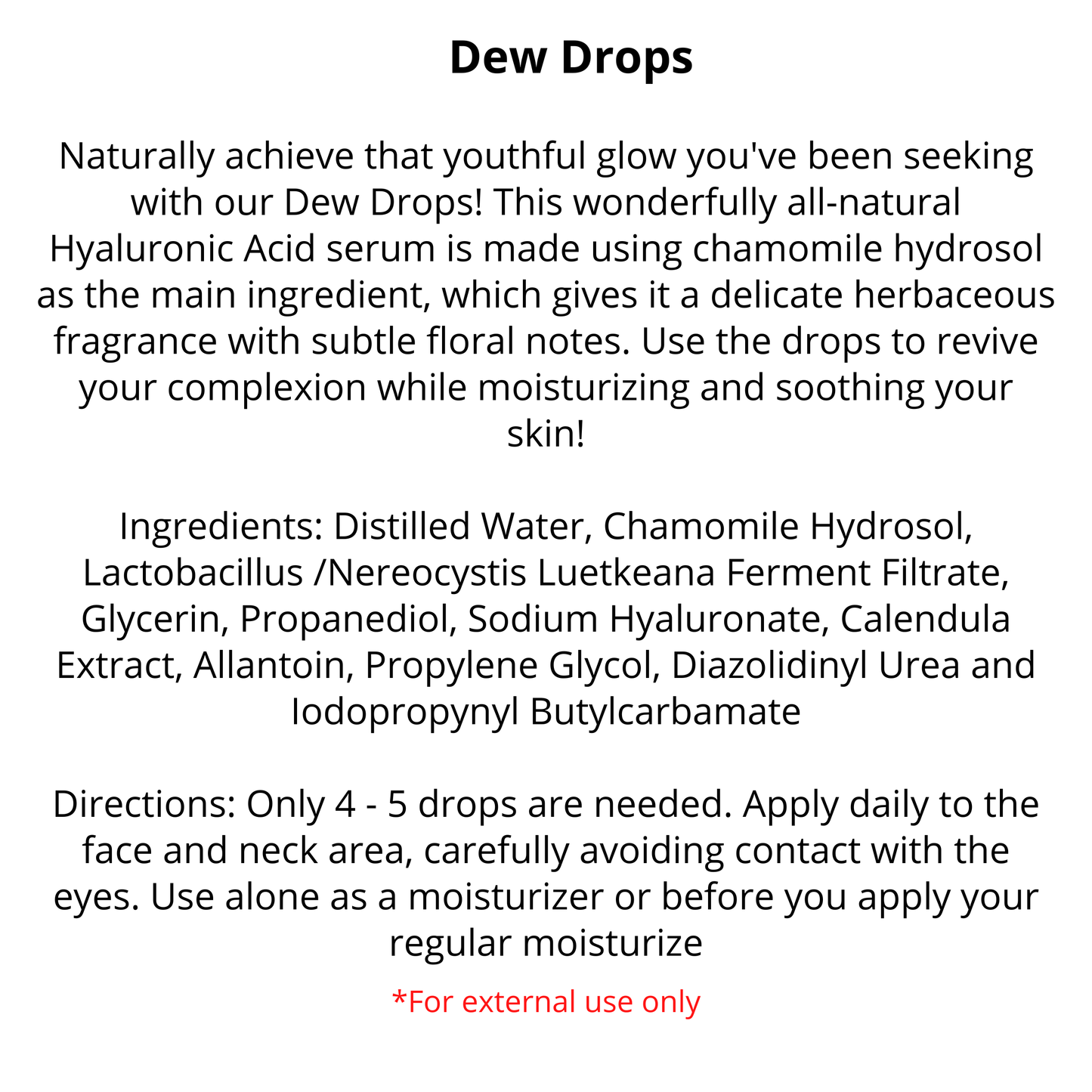 Refillable Hyaluronic Acid
