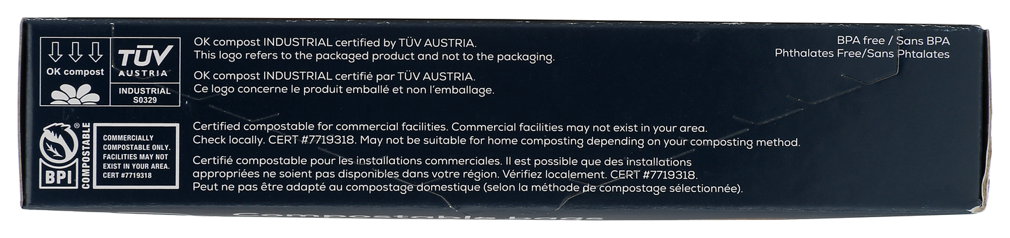 BioBag 100% Compostable Resealable Sandwich Bags