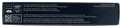 BioBag 100% Compostable Resealable Sandwich Bags