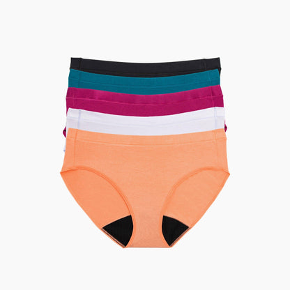 Leakproof Comfort Brief: Rich Ruby / XS