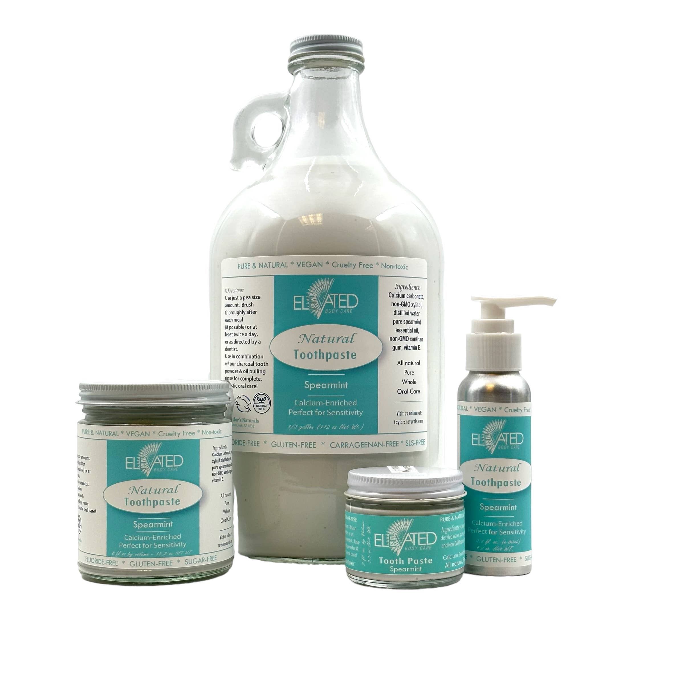 Refillable Natural Toothpaste Spearmint – Full Circle Refillery
