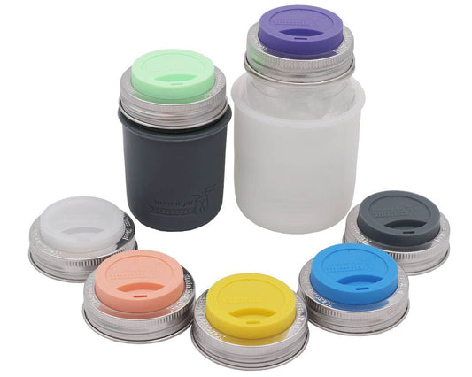 Silicone Drinking Lid for Mason Jars