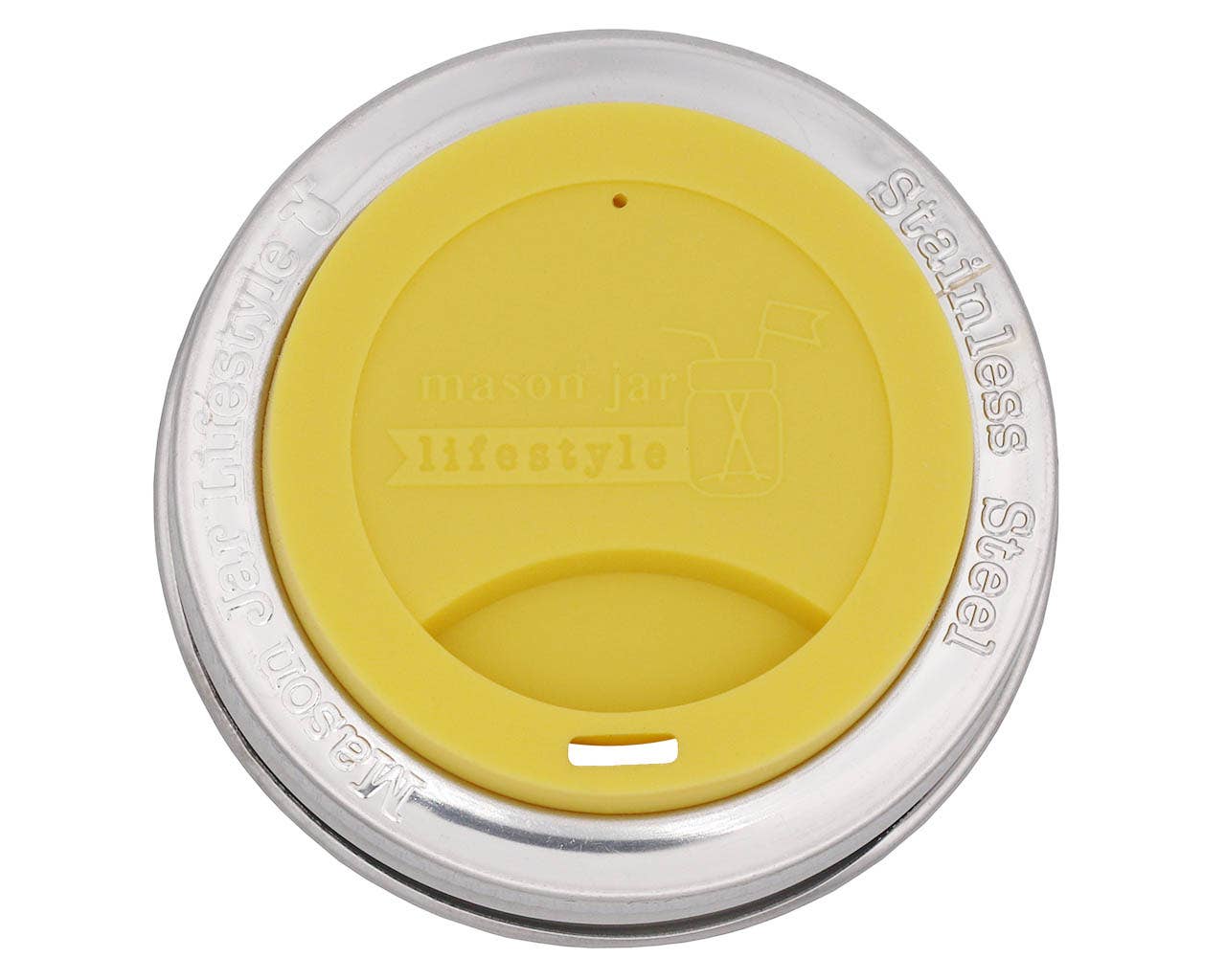 Silicone Drinking Lid for Mason Jars