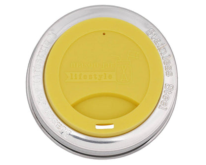 Silicone Drinking Lid for Mason Jars
