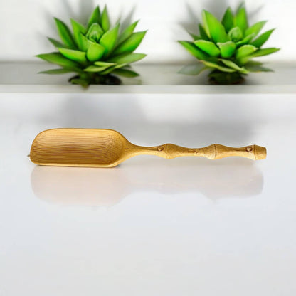 Hand Carved Bamboo Scoop