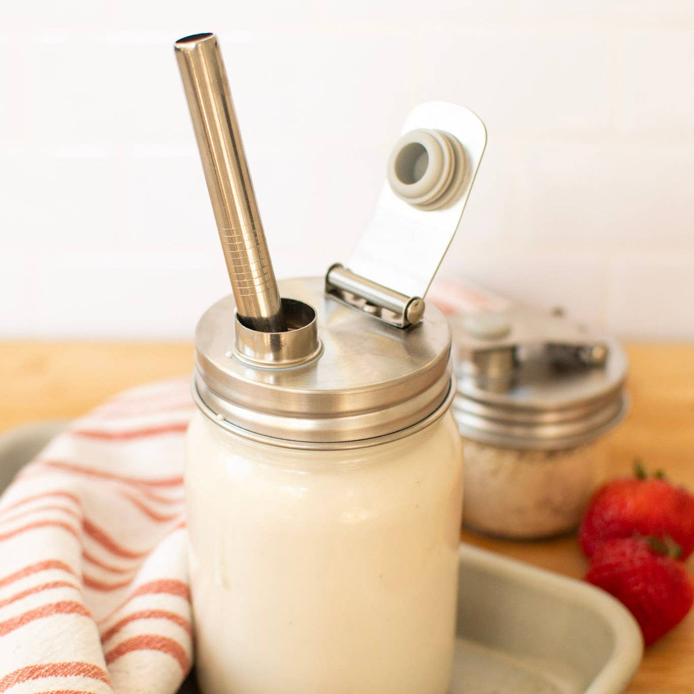 Pourable Mason Jar Lid