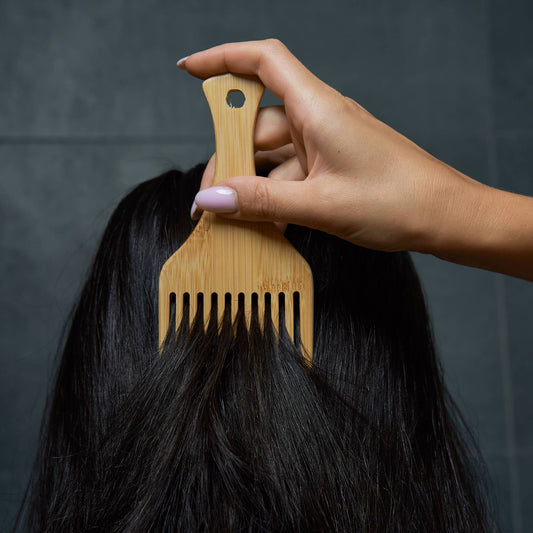 Bamboo Hair Pick