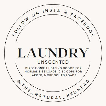 The Natural Redhead Refillable Laundry Powder